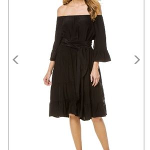 Natalie Martin Mesa- Off the shoulder dress. Small